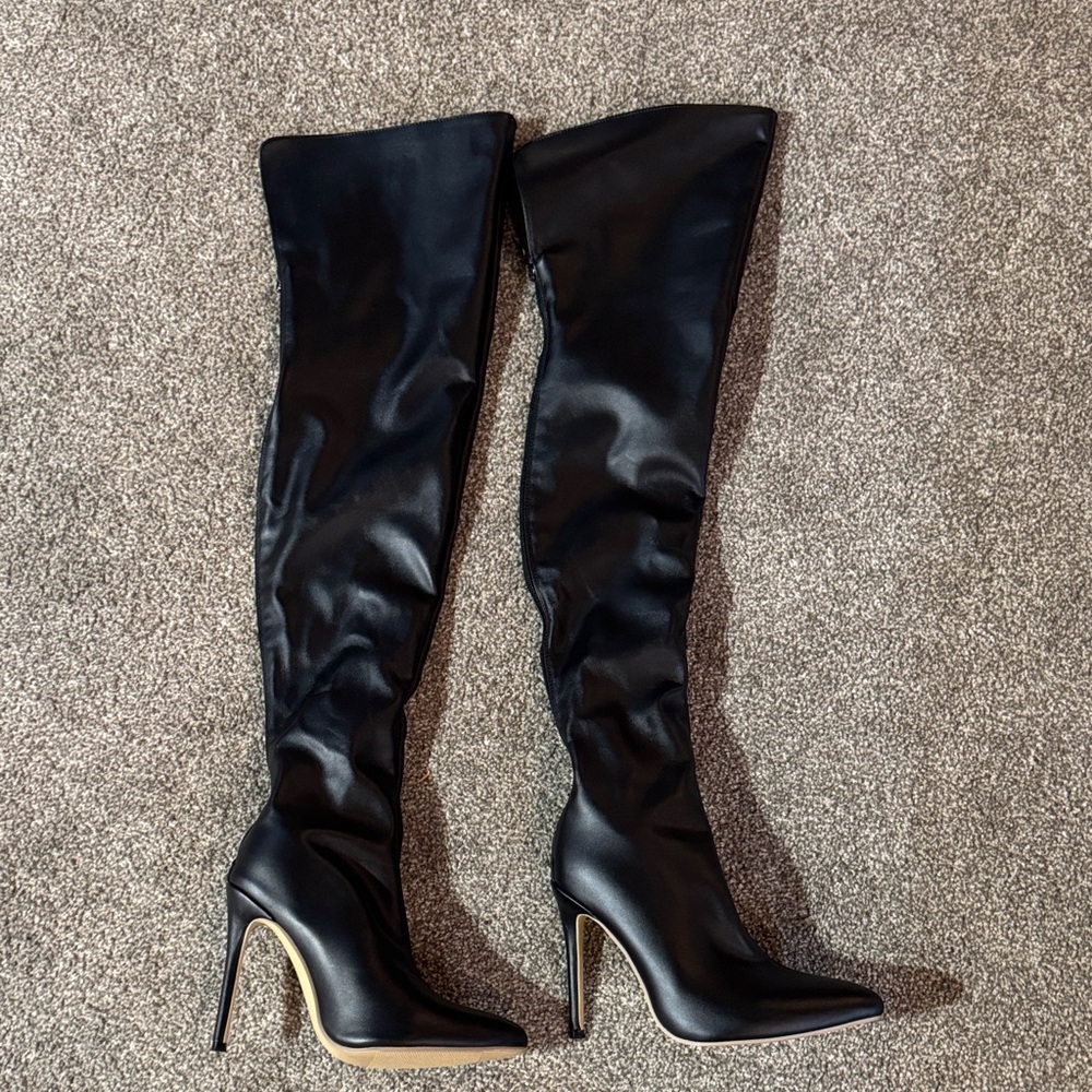 Black Over-the-Knee Boots